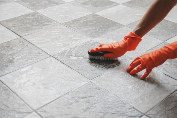 Grout Stain Removal