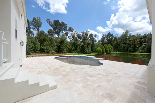 Travertine Floor Polishing