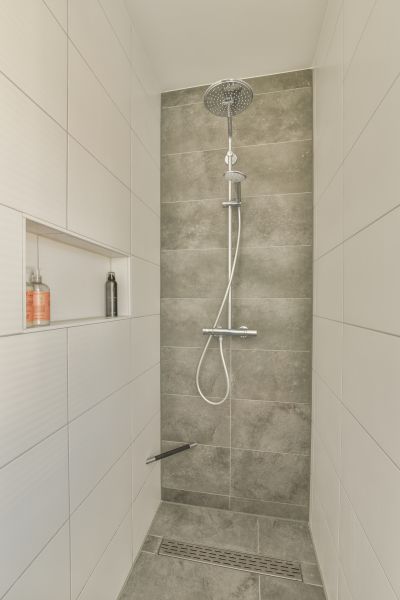 Tile Shower Base Placement